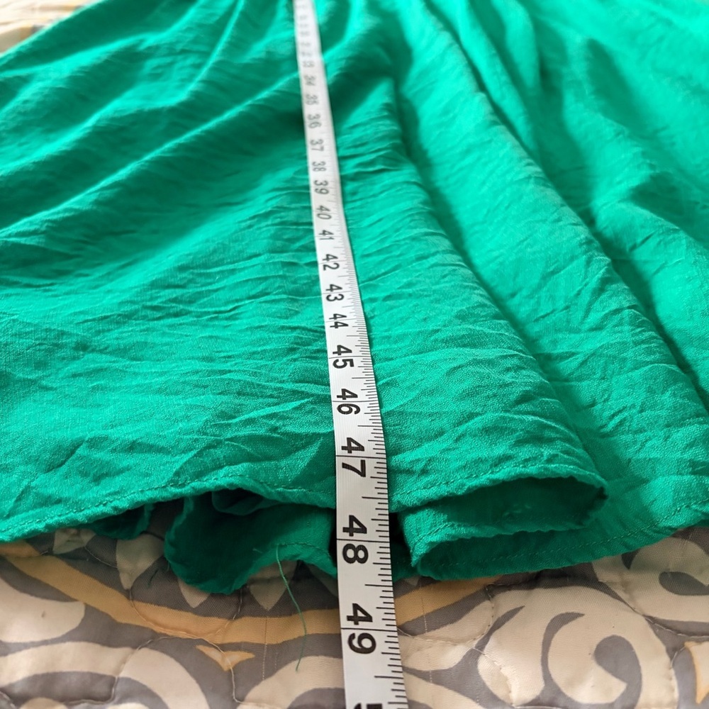 Billy J Green Puff Sleeve Flowy Midi Dress, 8 - Picture 11 of 16